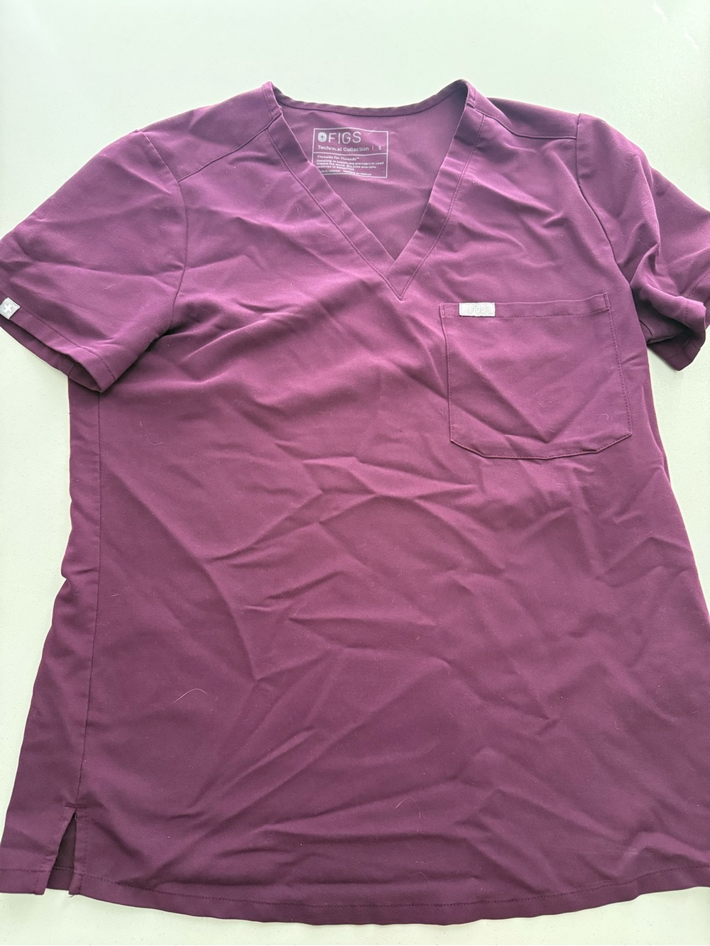 FIGS women’s small Catarina one pocket scrub top